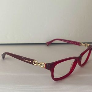 COACH HC 6052 5237 Eyeglasses Burgundy/Burgundy Pink Sig C Fannie